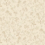 Wild Flowers R651626D Cream Branchesl Marcus Fabrics